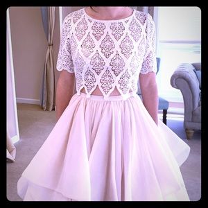 Pronovias bridal crop top